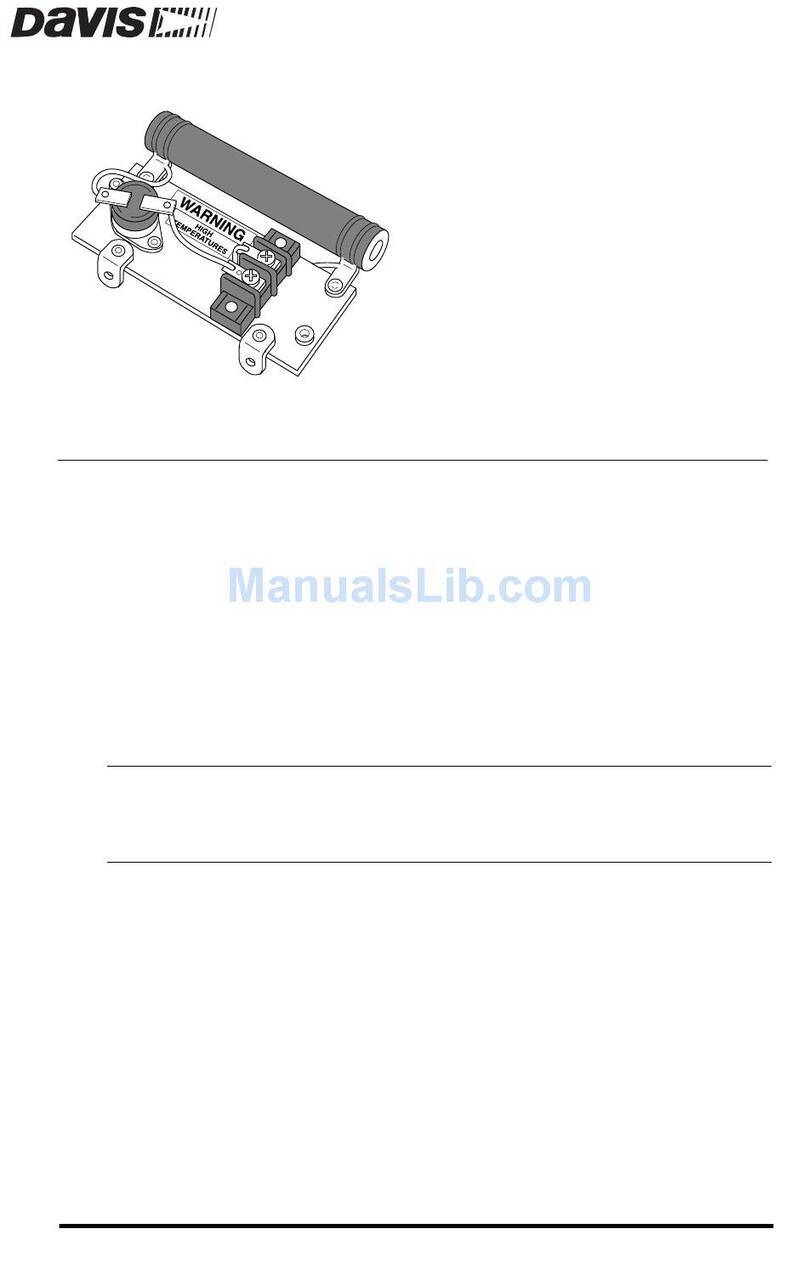 Davis Instruments Rain Collector installation manual