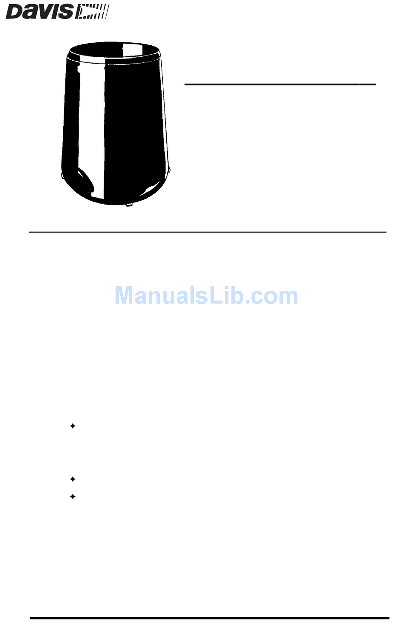 Davis Instruments Rain Collector User manual
