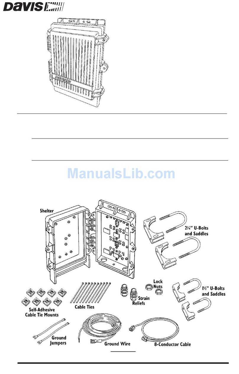 Davis Instruments Multi-purpose Shelter user guide Davis Instruments Multi-purpose Shelter user guide