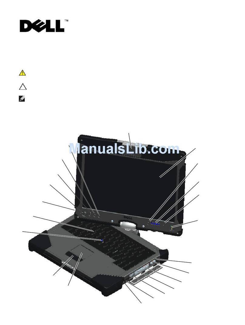 Dell LATITUDE XT2 XFR Owner's manual