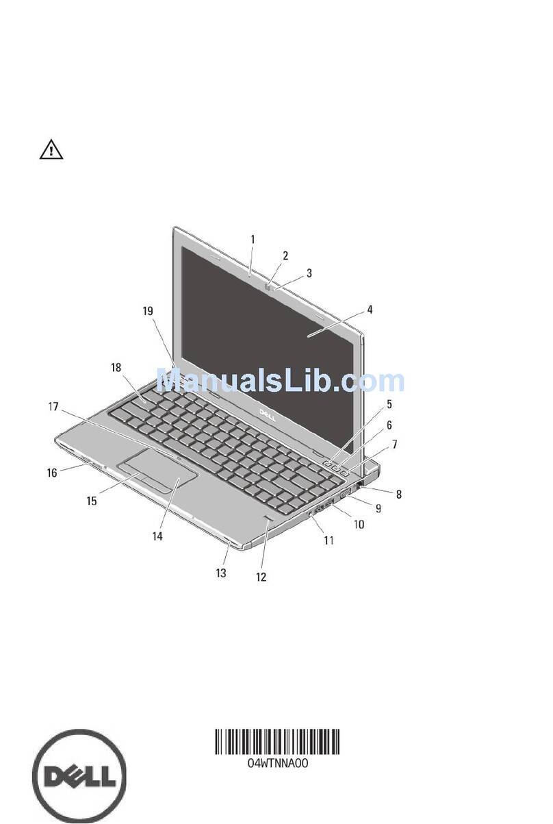 Dell Vostro V131 Owner's manual Dell Vostro V131 Owner's manual