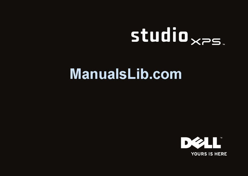 Dell STUDIO XPS 16 - OBSIDIAN - NOTEBOOK Setup guide
