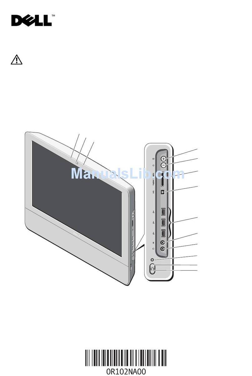 Dell Vostro 320 Owner's manual