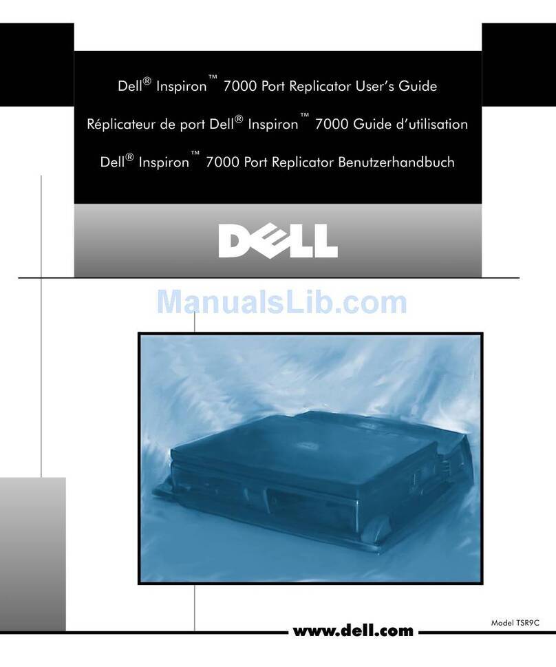 Dell Inspiron 7000 Port Replicator user's guide