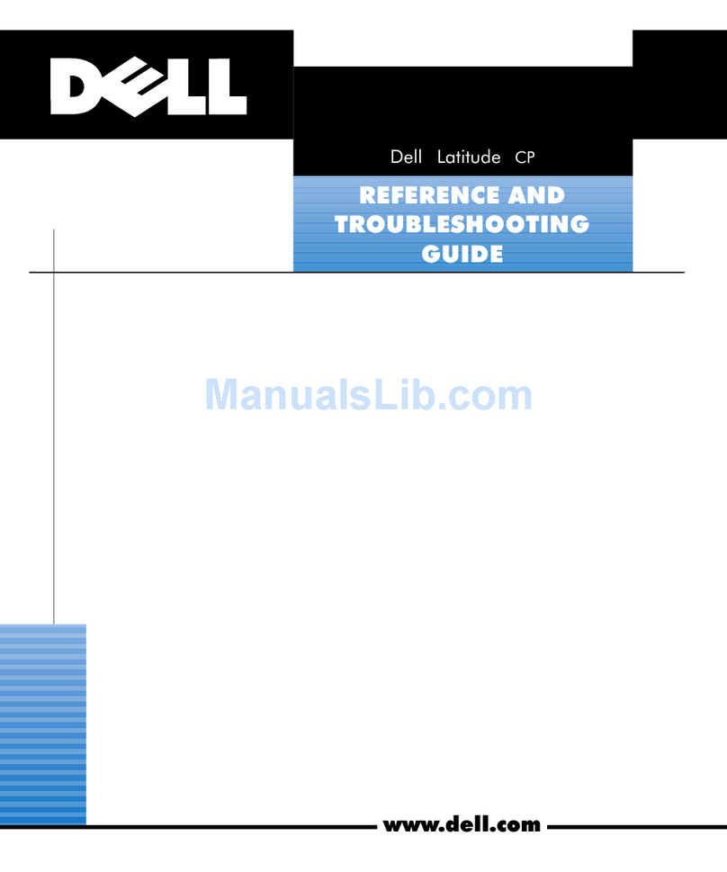 Dell Latitude CP Reference and troubleshooting guide