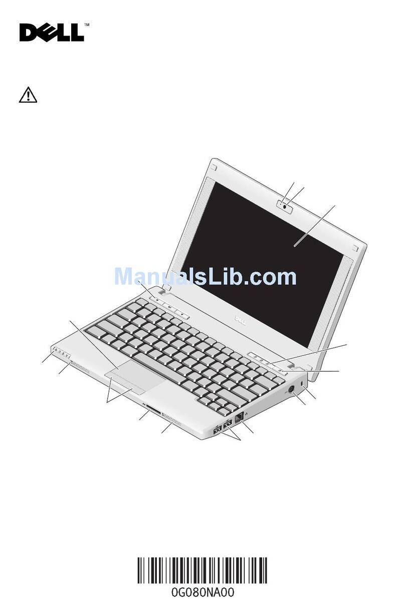 Dell Inspiron 2100 Setup and features information
