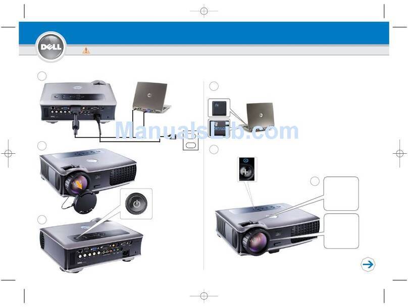 Dell 5100MP - SXGA+ DLP Projector User manual