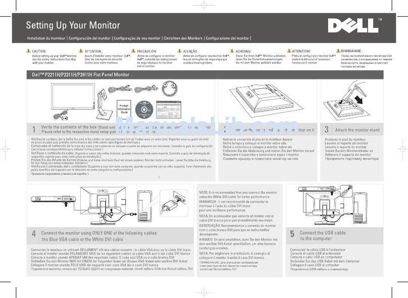 Dell P2411H User manual