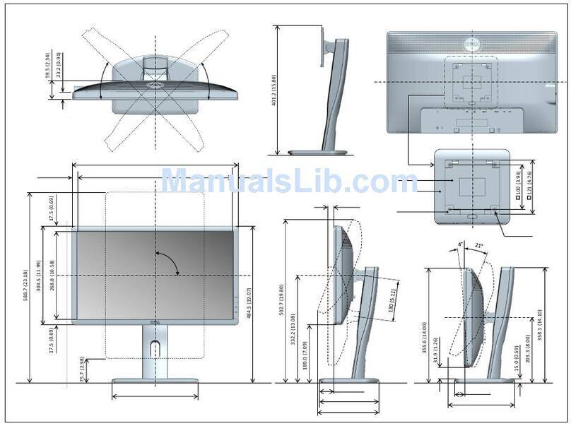 Dell P2212H Guide