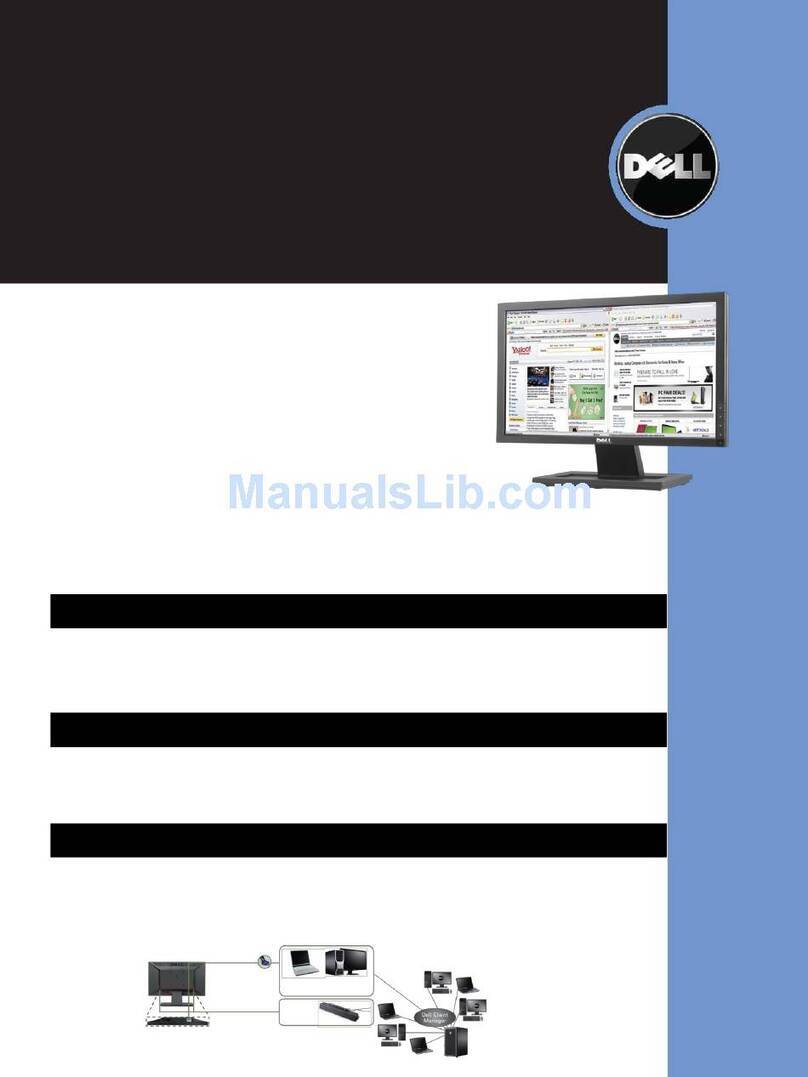 Dell E1910H - 19" LCD Monitor User manual