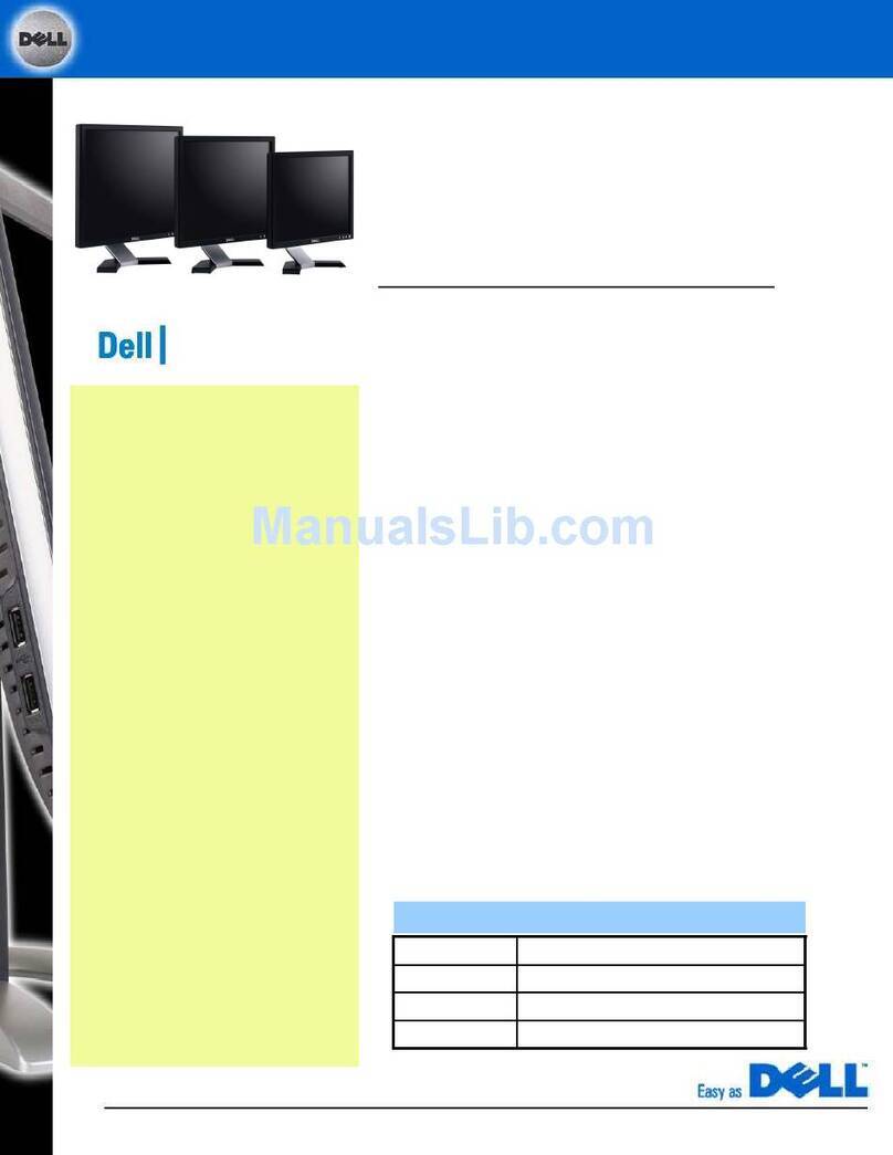 Dell E157FP - 15" LCD Monitor User manual