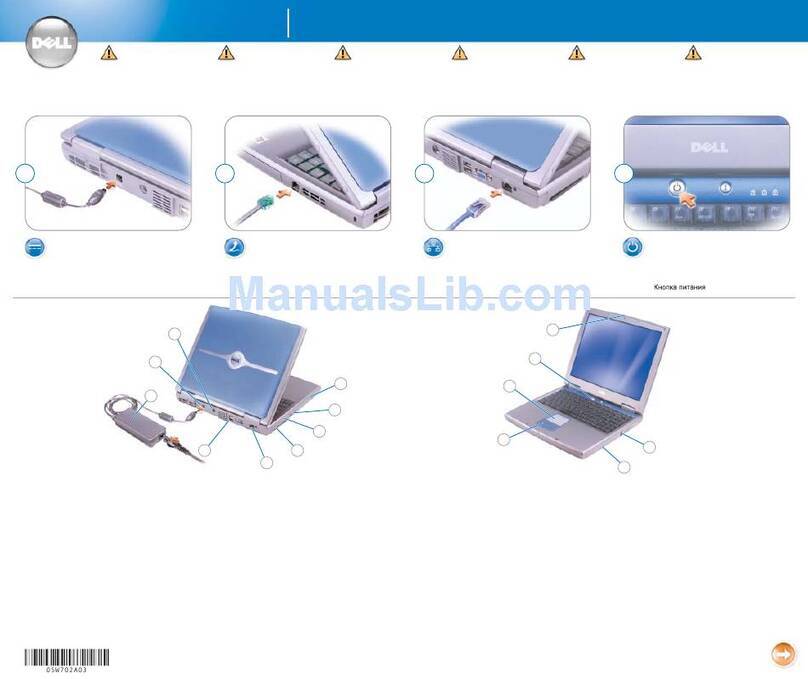 Dell INSPIRON Inspiron 1100 User manual