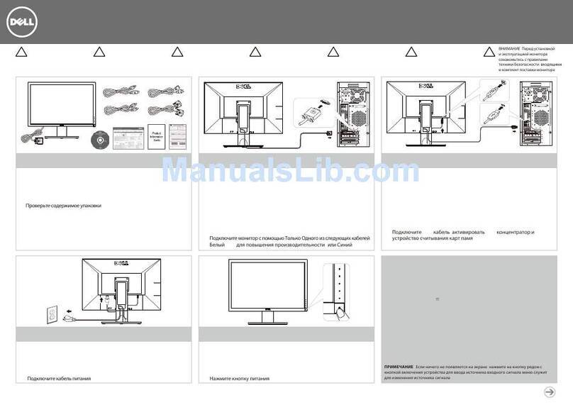 Dell U3011 User manual
