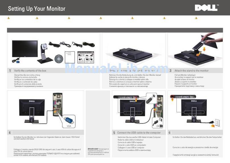 Dell U2410 - UltraSharp - 24" LCD Monitor User manual Dell U2410 - UltraSharp - 24" LCD Monitor User manual