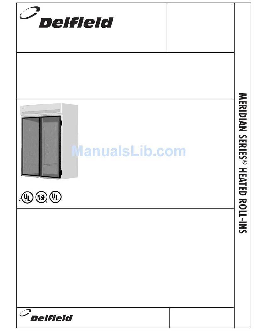 Delfield Meridian MHRI1-G User manual