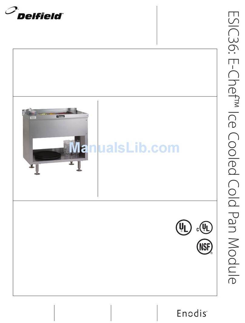 Delfield ESIC36 User manual