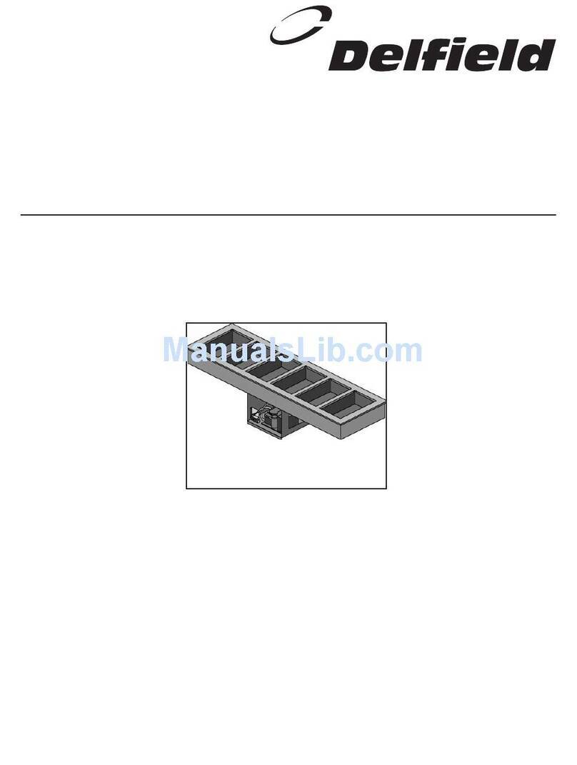 Delfield 8100-EF Service and installation manual