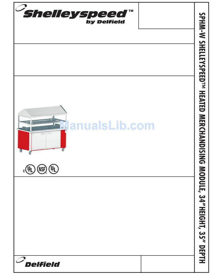 Delfield Shelleyspeed SPHM-50W Specifications
