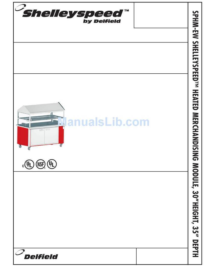 Delfield Shelleyspeed SPHM-50EW User manual
