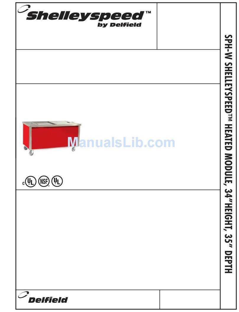 Delfield Shelleyspeed SPH-40W Specifications