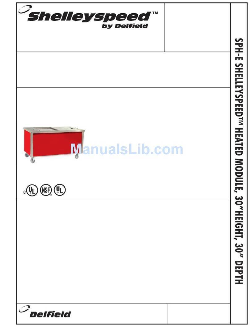 Delfield Shelleyspeed SPH-40E Specifications