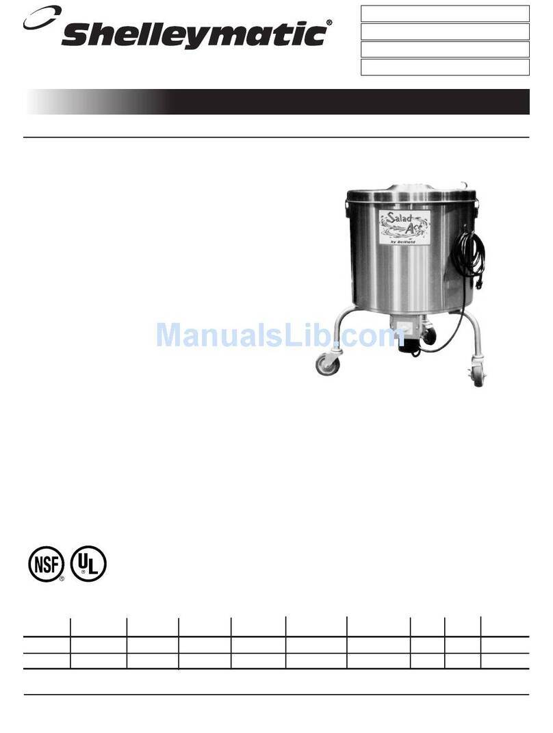 Delfield Shelleymatic SALD-1 Specifications
