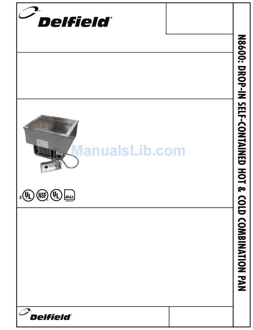 Delfield N8630 User manual