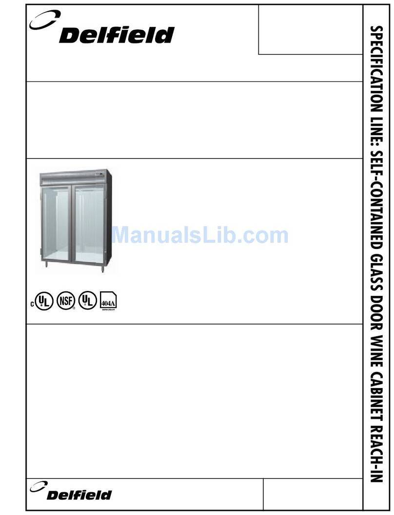 Delfield SAW1-G User manual