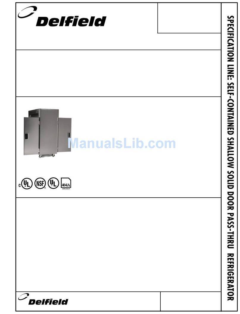 Delfield SARPT1-S Specifications