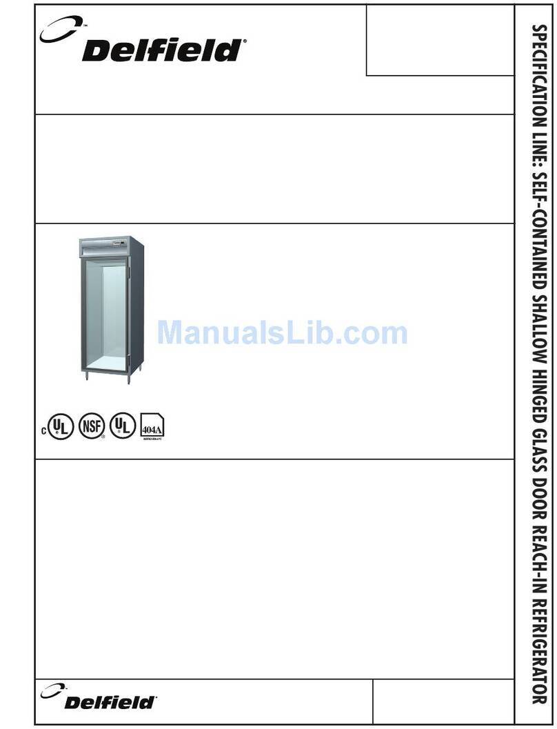 Delfield SAR1S-GH User manual