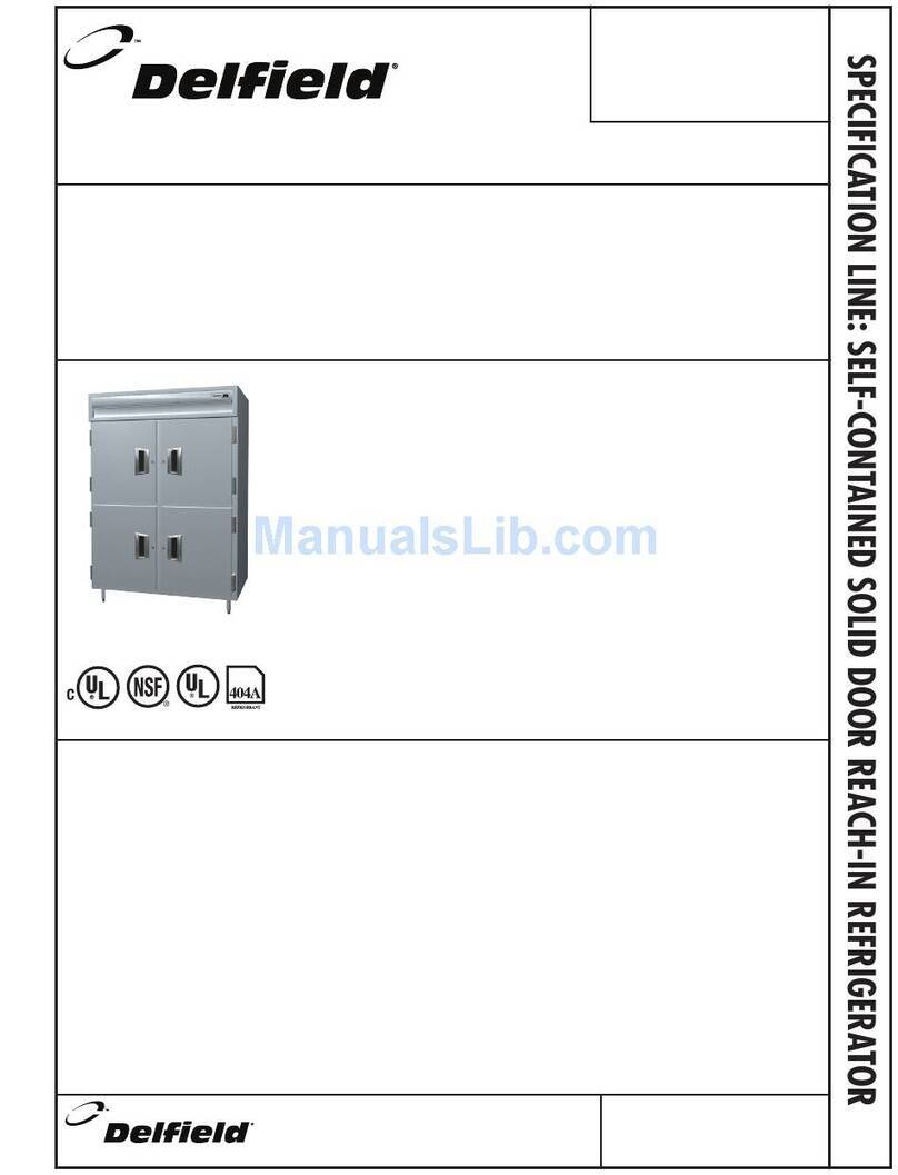 Delfield SAR1-S Specifications