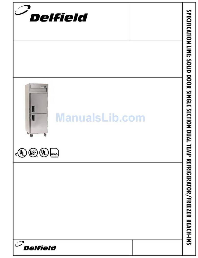 Delfield SADBR1-SH User manual