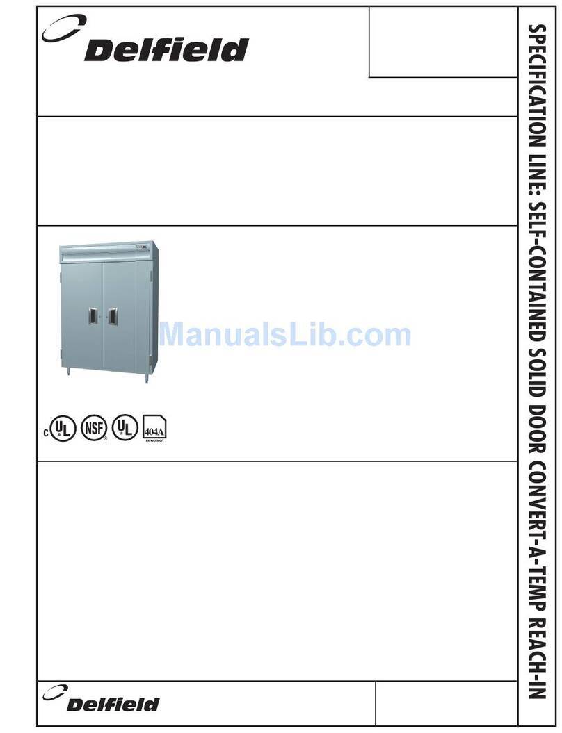 Delfield SAC1 User manual