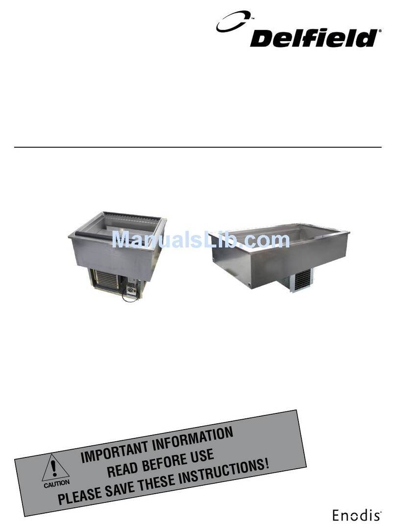 Delfield N8100-FA Service, installation and care manual