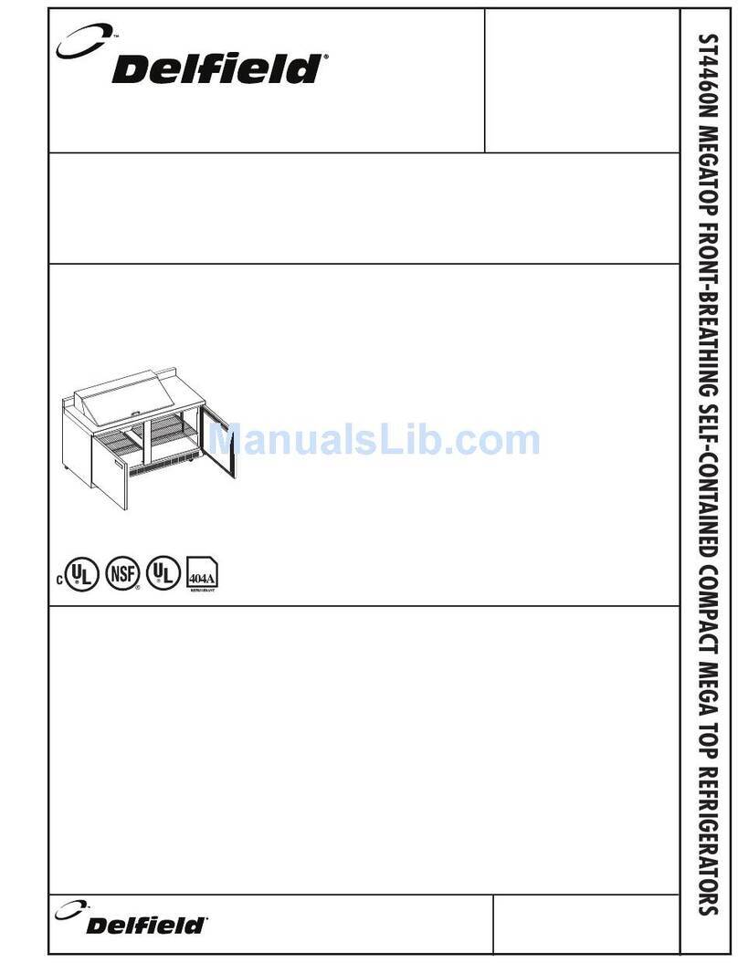 Delfield ST4460N-12M User manual