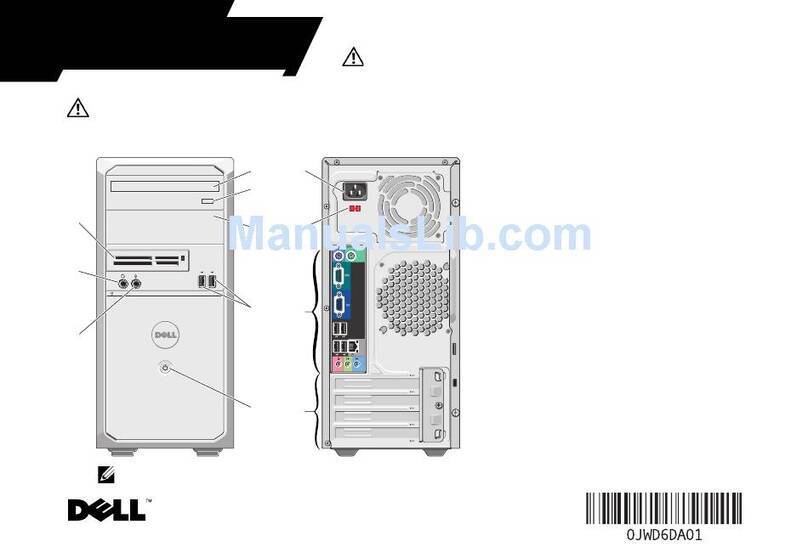 Dell Vostro 230 Owner's manual