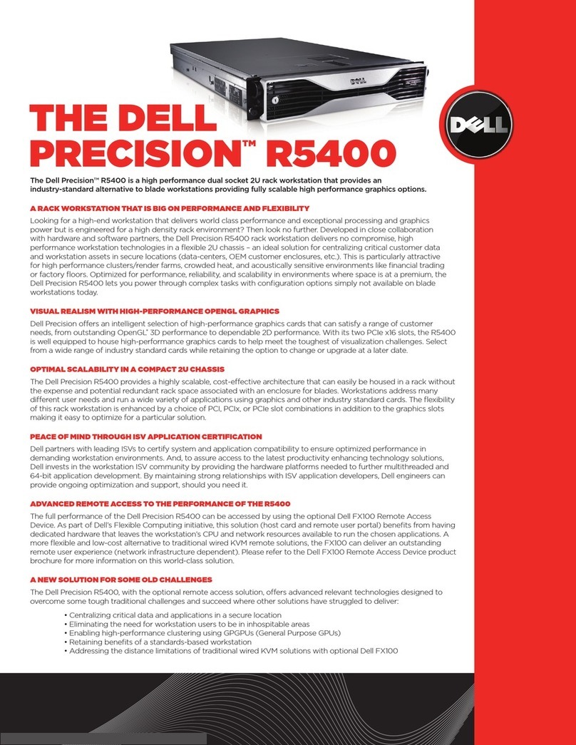 Dell Precision R5400 User manual