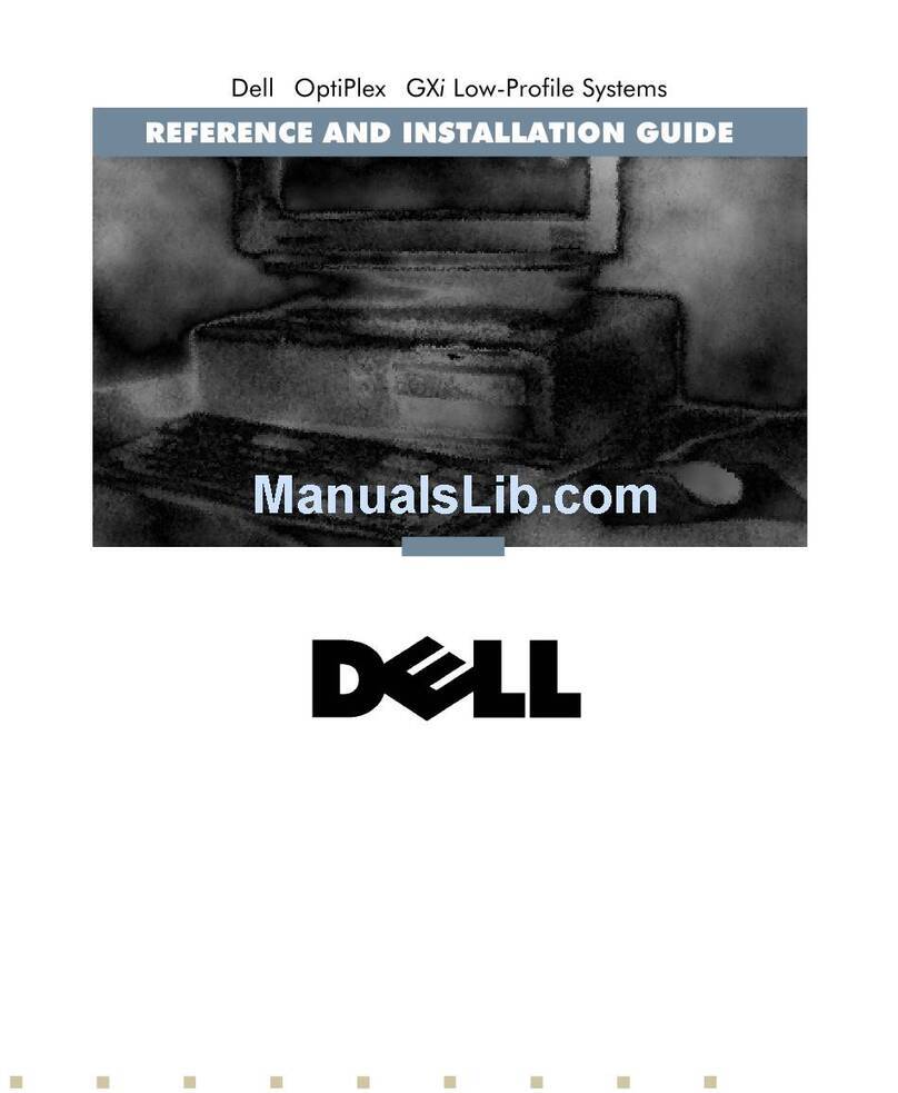 Dell OptiPlex GXi User manual Dell OptiPlex GXi User manual