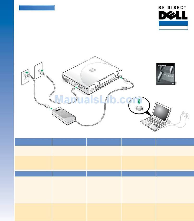 Dell Inspiron 3800 Getting started