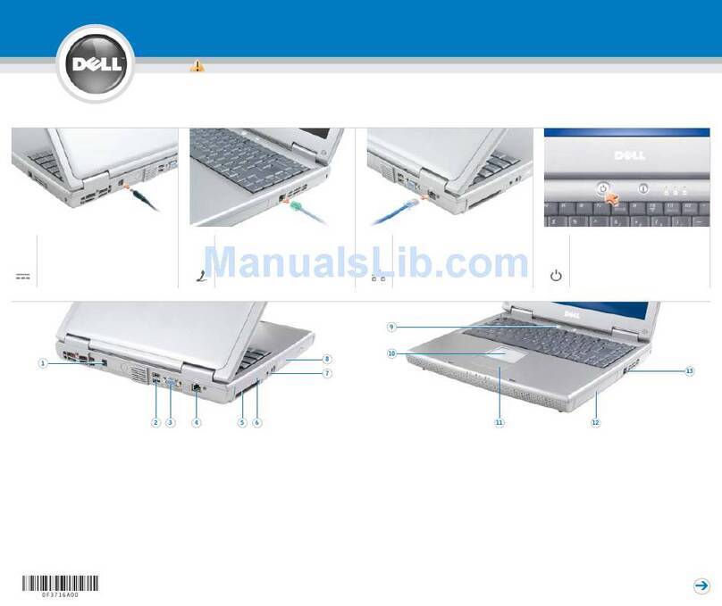 Dell Inspiron 1150 User manual