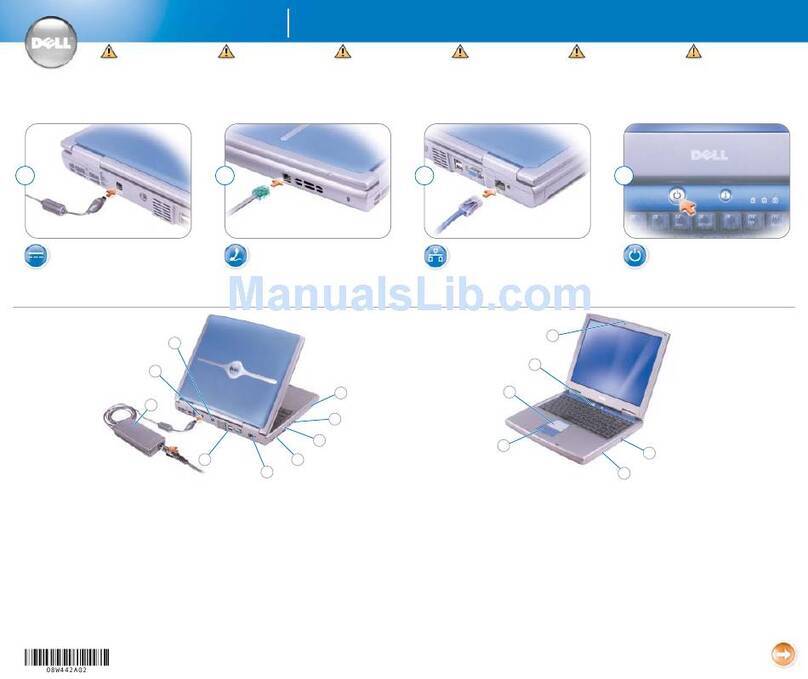 Dell INSPIRON Inspiron 1100 User manual