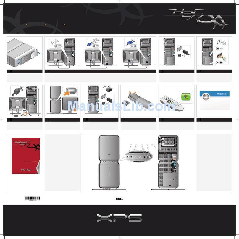 Dell XPS 710 H2C User instructions