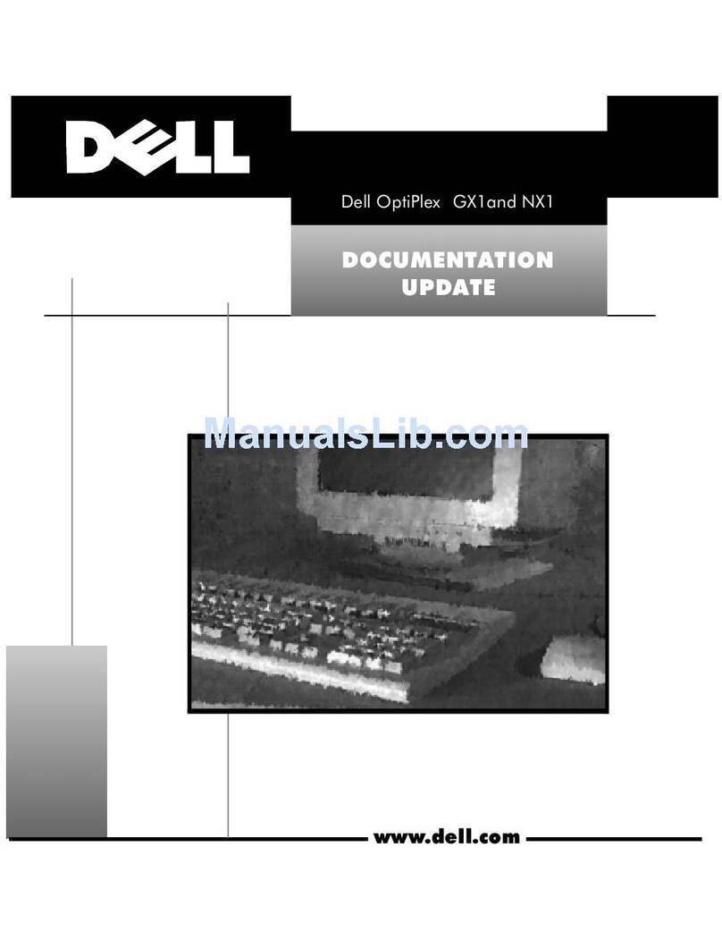 Dell OptiPlex GX1 Documentation update