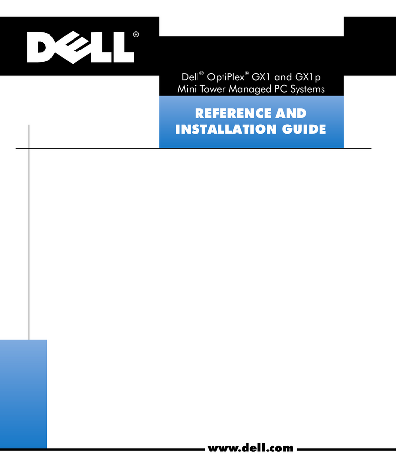 Dell OptiPlex GX1 Reference and installation guide