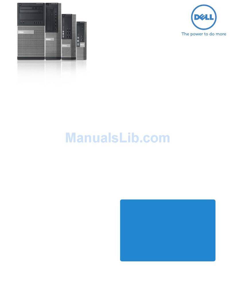 Dell OptiPlex 990 Desktop User manual