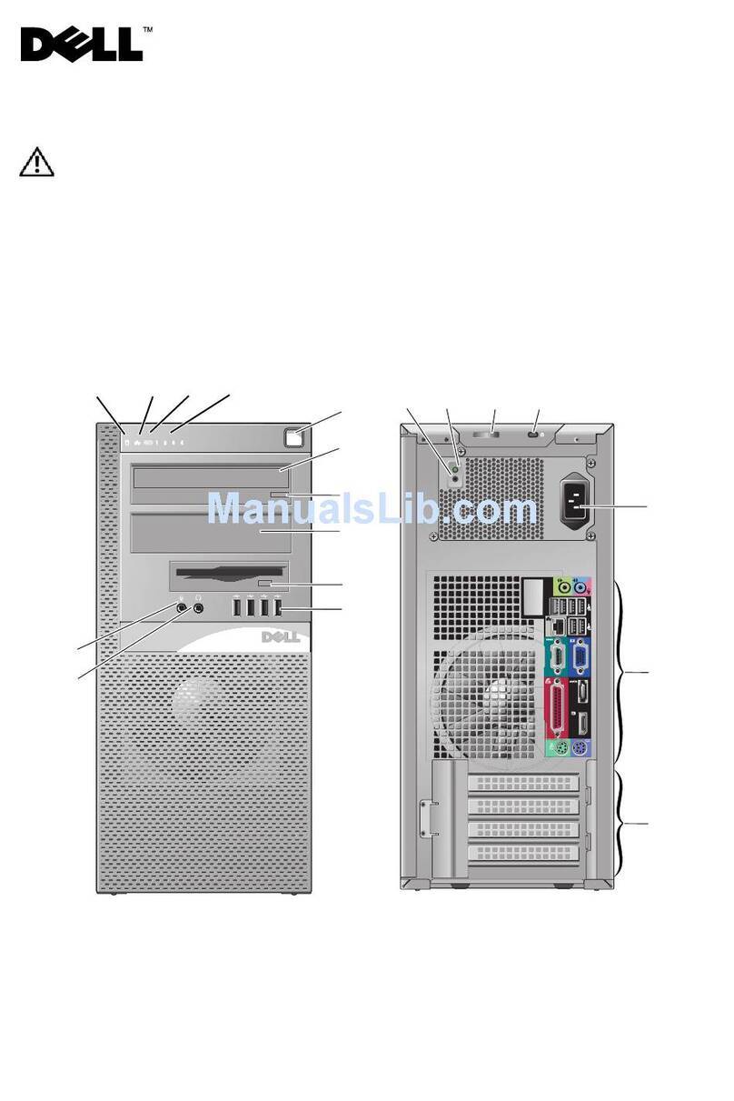 Dell OptiPlex 960 MT Owner's manual