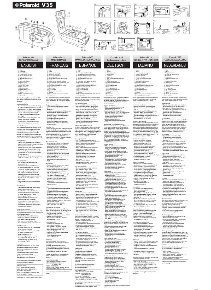 Polaroid V35 User manual