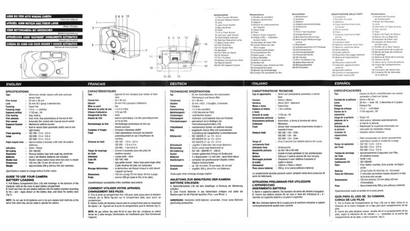 Concord Camera 170BV instruction manual