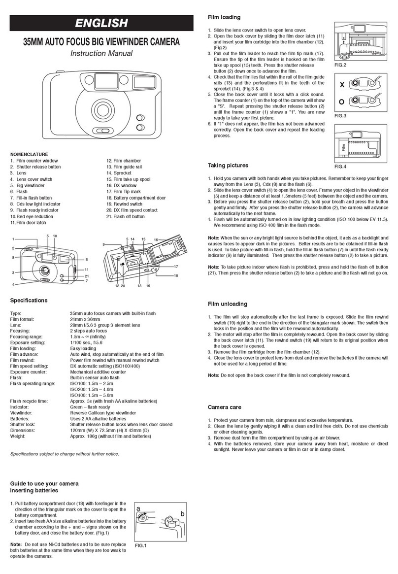 Concord Camera 370 AF instruction manual