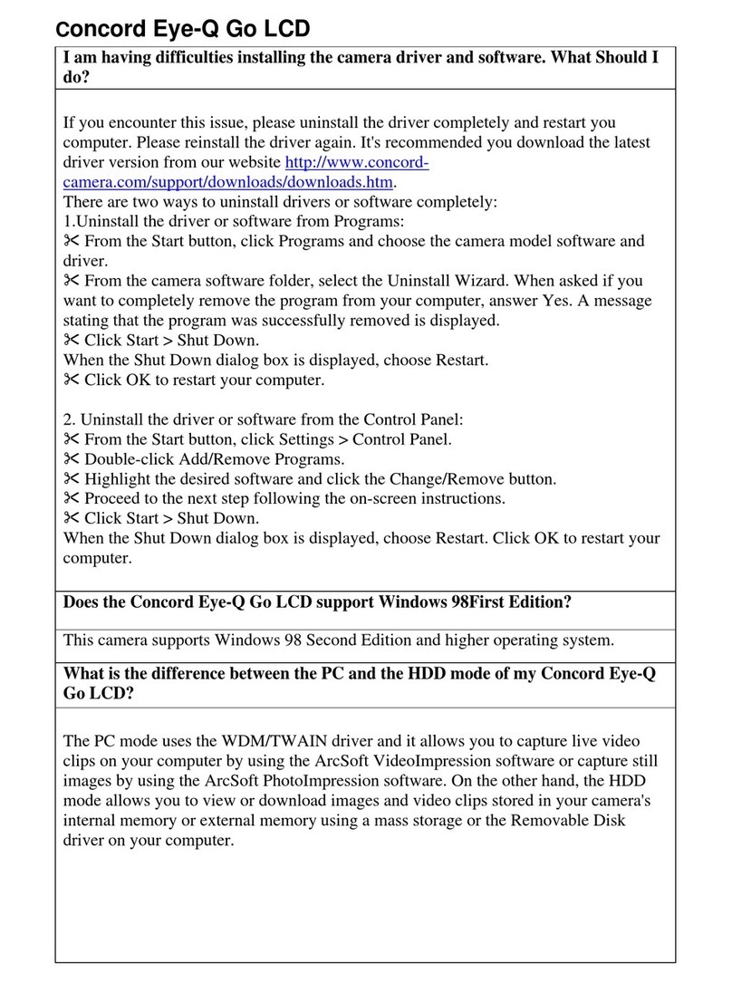 CONCORD Eye-Q Go Wireless Instruction Manual
